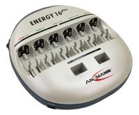 Produktbild: Ansmann Energy 16 plus Rundzellen-Ladeger&auml;t NiCd, NiMH Micro (AAA), Mignon (AA), Baby (C), Mono (D), 9 V Block