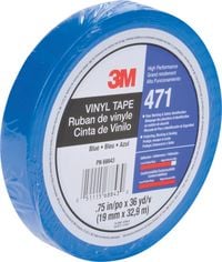 Produktbild: Klebeband PVC 471F 19mmx33m bl