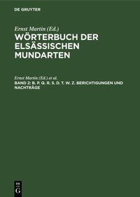 Produktbild: B. P. Q. R. S. D. T. W. Z. Berichtigungen und Nachtr&auml;ge