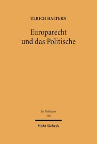 Produktbild: Europarecht und das Politische