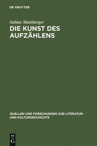 Produktbild: Die Kunst des Aufz&auml;hlens