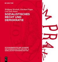 Produktbild: Sozialistisches Recht und Demokratie