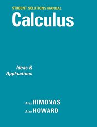 Produktbild: Himonas, A: Calculus, Student Solutions Manual