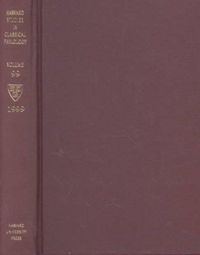 Produktbild: Segal, C: Harvard Studies in Classical Philology, Volume 99