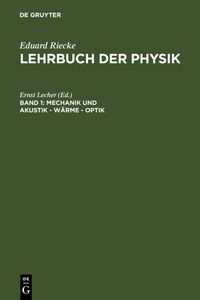 Produktbild: Mechanik und Akustik &ndash; W&auml;rme &ndash; Optik