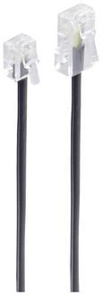 Produktbild: Shiverpeaks ISDN Anschlusskabel [1x RJ11-Stecker 6p4c - 1x RJ45-Stecker 8p4c] 6 m Schwarz