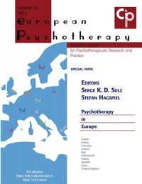 Produktbild: European Psychotherapy 2011