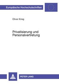 Produktbild: Privatisierung und Personalvertretung