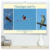 Produktbild: Flamingo und Co - Faszinierende Vogelwelt S&uuml;dfrankreichs (hochwertiger Premium Wandkalender 2027 DIN A2 quer), Kunstdruck in Hochglanz