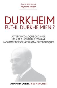 Produktbild: Durkheim fut-il durkheimien ?