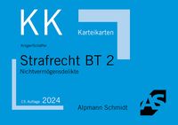 Produktbild: Karteikarten Strafrecht BT 2