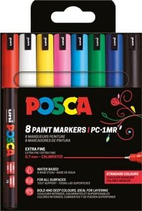 Produktbild: uni POSCA Marker PC-1MR 0,7mm 8 St&uuml;ck