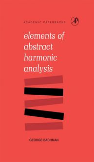 Produktbild: Elements of Abstract Harmonic Analysis