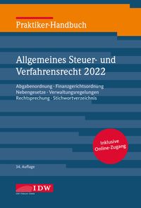 Bild vom Artikel Praktiker-Handbuch Allgemeines Steuer-und Verfahrensrecht 2022 vom Autor 