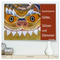 Produktbild: Buddhistische G&ouml;tter, G&ouml;tzen und D&auml;monen (hochwertiger Premium Wandkalender 2026 DIN A2 quer), Kunstdruck in Hochglanz