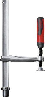 Produktbild: Spannelement f&uuml;r Schwei&szlig;tische,Ausladung 120mm, 2-K-Kunststoffgriff