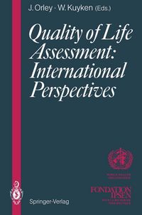 Produktbild: Quality of Life Assessment: International Perspectives