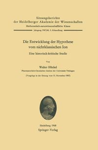 Produktbild: Die Entwicklung der Hypothese vom nichtklassischen Ion