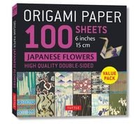 Produktbild: Origami Paper 100 sheets Japanese Flowers 6" (15 cm)