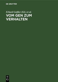 Produktbild: Vom Gen zum Verhalten