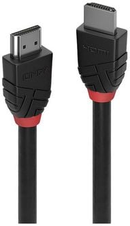 Produktbild: LINDY HDMI Anschlusskabel HDMI-A Stecker, HDMI-A Stecker 15.00 m Schwarz 36469 4K UHD HDMI-Kabel