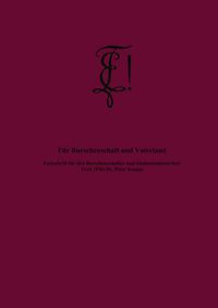 Produktbild: F&uuml;r Burschenschaft und Vaterland