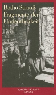 Produktbild: Fragmente der Undeutlichkeit