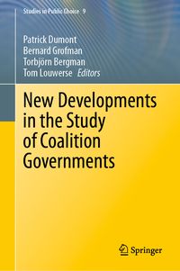 Produktbild: New Developments in the Study of Coalition Governments