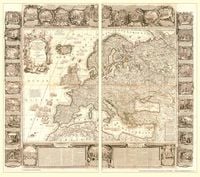 Bild vom Artikel Historische Karte: Europa 1767 [gerollt] vom Autor 