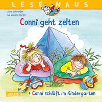 Bild vom Artikel LESEMAUS 205: "Conni geht zelten" + "Conni schläft im Kindergarten" Conni Doppelband vom Autor Liane Schneider