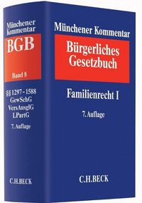Produktbild: M&uuml;nchener Kommentar zum B&uuml;rgerlichen Gesetzbuch Bd. 8: Familienrecht I