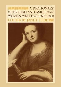 Produktbild: Dictionary of British and American Women Writers 1660-1800