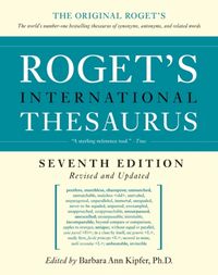 Produktbild: Rogets Intl Thesaurus 7th /e R