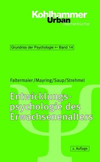 Produktbild: Entwicklungspsychologie des Erwachsenenalters