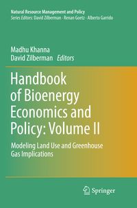 Produktbild: Handbook of Bioenergy Economics and Policy: Volume II