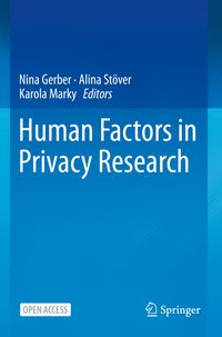 Produktbild: Human Factors in Privacy Research