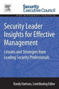 Produktbild: Security Leader Insights for Effective Management