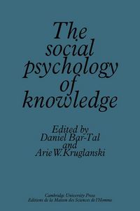 Produktbild: The Social Psychology of Knowledge