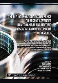 Produktbild: The 5th International Conference on Recent Advances in Mechanical Engineering Research and Development (ICRAMERD)
