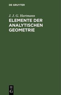 Produktbild: Elemente der analytischen Geometrie
