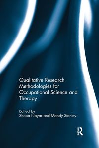 Produktbild: Qualitative Research Methodologies for Occupational Science and Therapy
