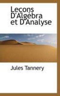 Produktbild: Le Ons D'Alg Bra Et D'Analyse