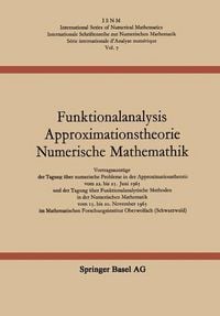 Produktbild: Funktionalanalysis Approximationstheorie Numerische Mathematik