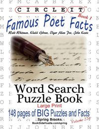Produktbild: Circle It, Famous Poet Facts, Book 1, Word Search, Puzzle Book