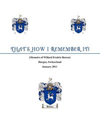 Produktbild: That's How I Remember It