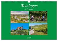 Produktbild: Weinlagen in Franken (Wandkalender 2027 DIN A3 quer), CALVENDO Monatskalender