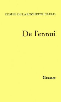 Produktbild: De l'ennui