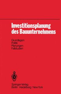 Produktbild: Investitionsplanung des Bauunternehmens