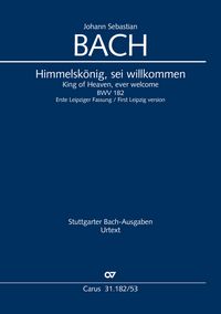 Produktbild: Himmelsk&ouml;nig, sei willkommen (Klavierauszug)