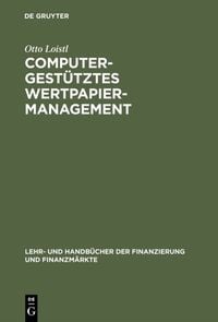 Produktbild: Computergest&uuml;tztes Wertpapiermanagement